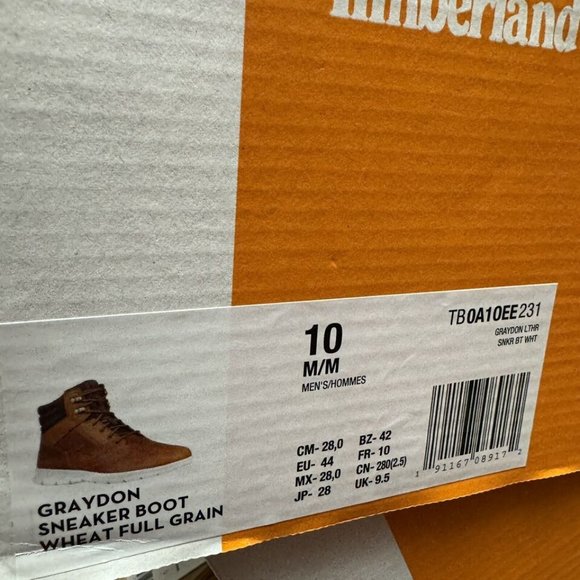 Timberland Mens Graydon Boot Brown Size 10 M main image 4